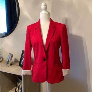 Express | Red Casual Blazer